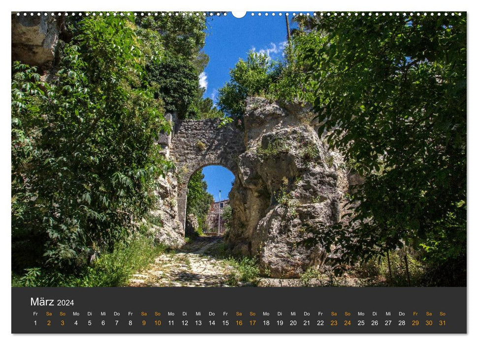 Etruria: Land of the Etruscans - Tuscany and Lazio for explorers (CALVENDO Premium Wall Calendar 2024) 