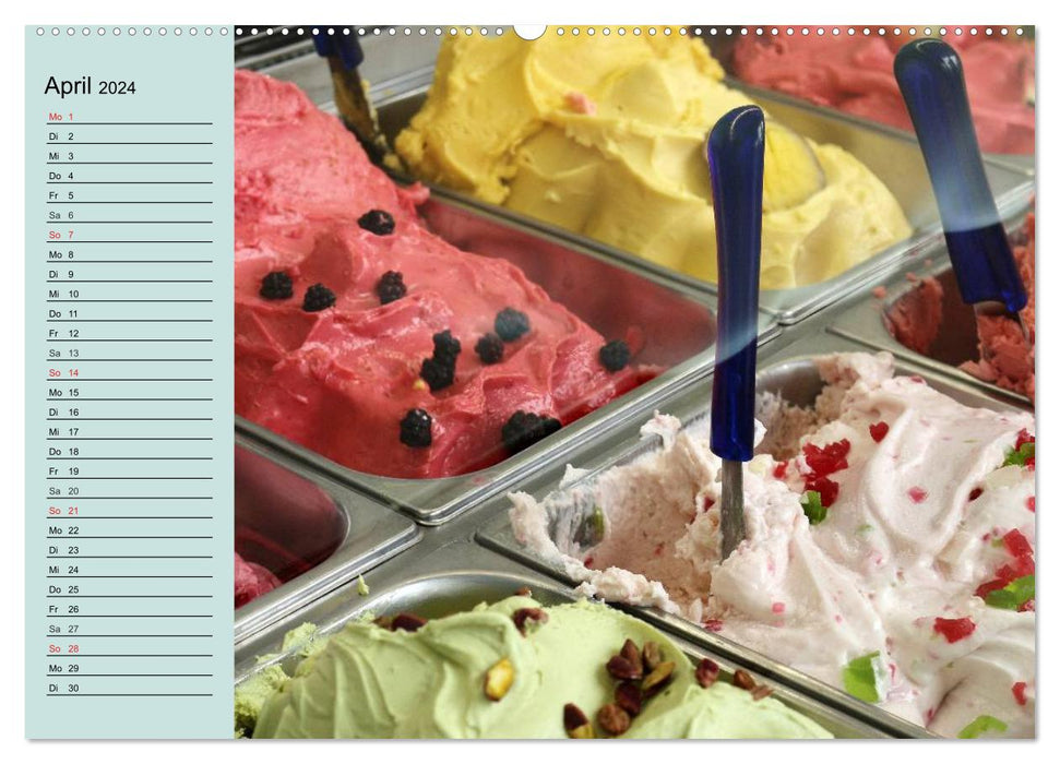Ice. Creamy happiness (CALVENDO Premium wall calendar 2024) 