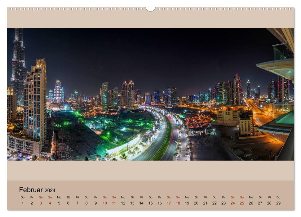 Impressions of Dubai 2024 (CALVENDO Premium Wall Calendar 2024) 