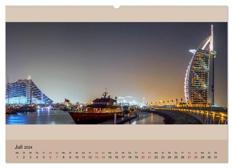 Impressions de Dubaï 2024 (Calvendo Premium Wall Calendar 2024) 