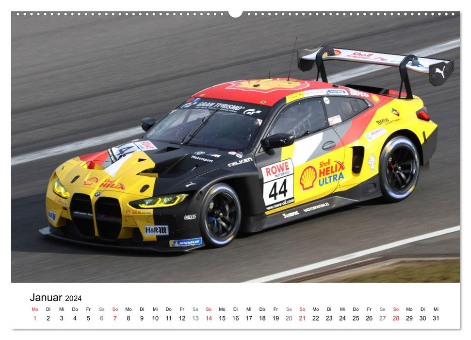 Championnat Longue Distance VLN (calendrier mural CALVENDO 2024) 