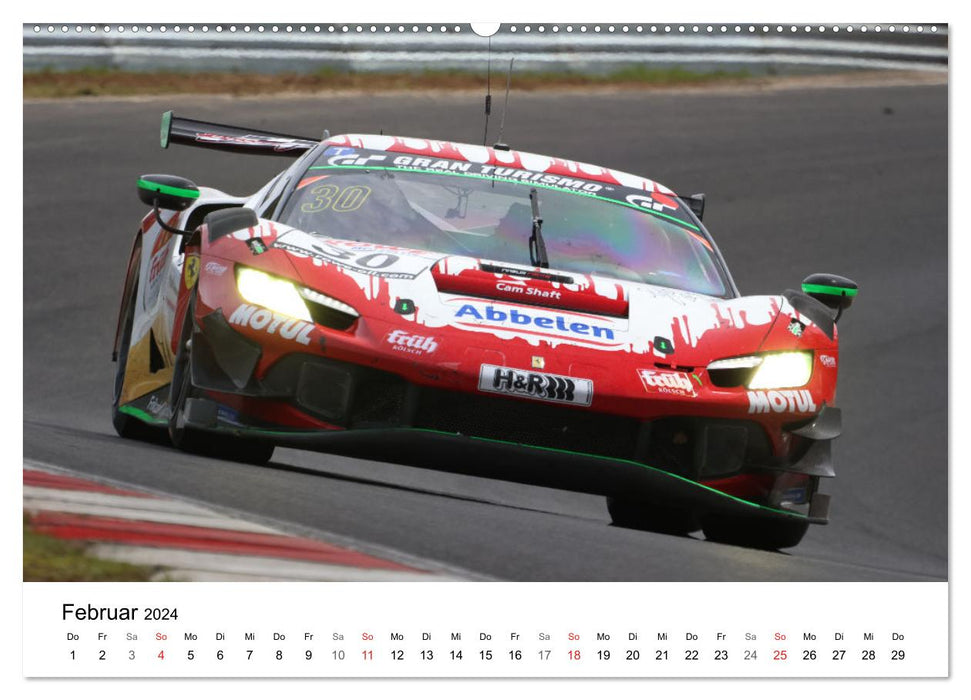 Championnat Longue Distance VLN (calendrier mural CALVENDO 2024) 