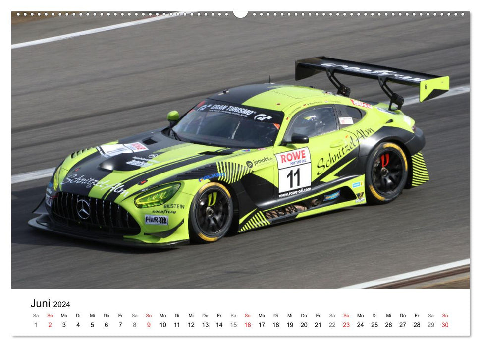 Championnat Longue Distance VLN (calendrier mural CALVENDO 2024) 