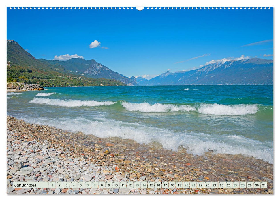Lake Garda - Pearl of Italy 2024 (CALVENDO Premium Wall Calendar 2024) 