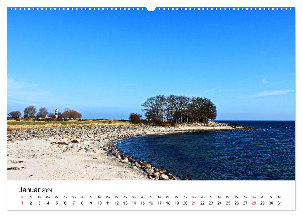 Strande und Bülk 2024 (CALVENDO Premium Wandkalender 2024)