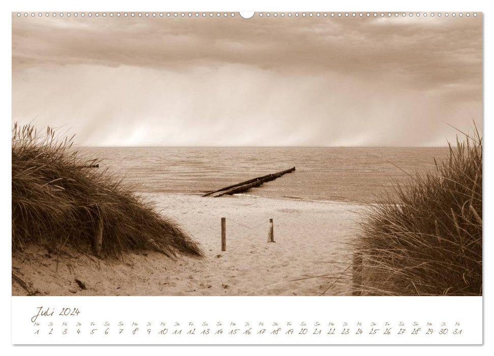 Nostalgie de la mer Baltique (Calvendo Premium Wall Calendar 2024) 