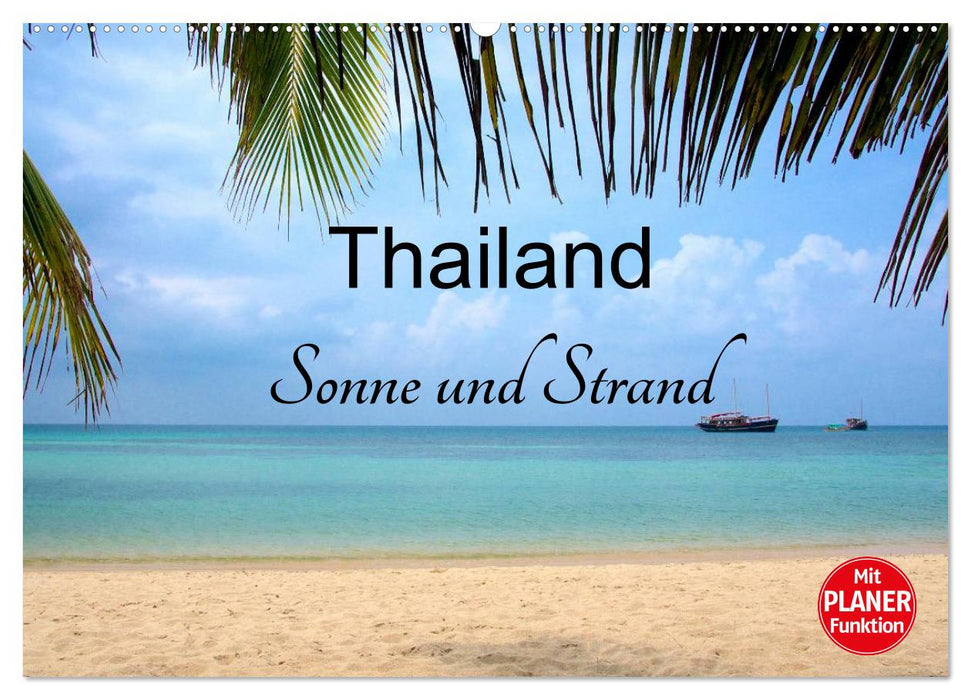 Soleil et plage de Thaïlande (calendrier mural CALVENDO 2024) 