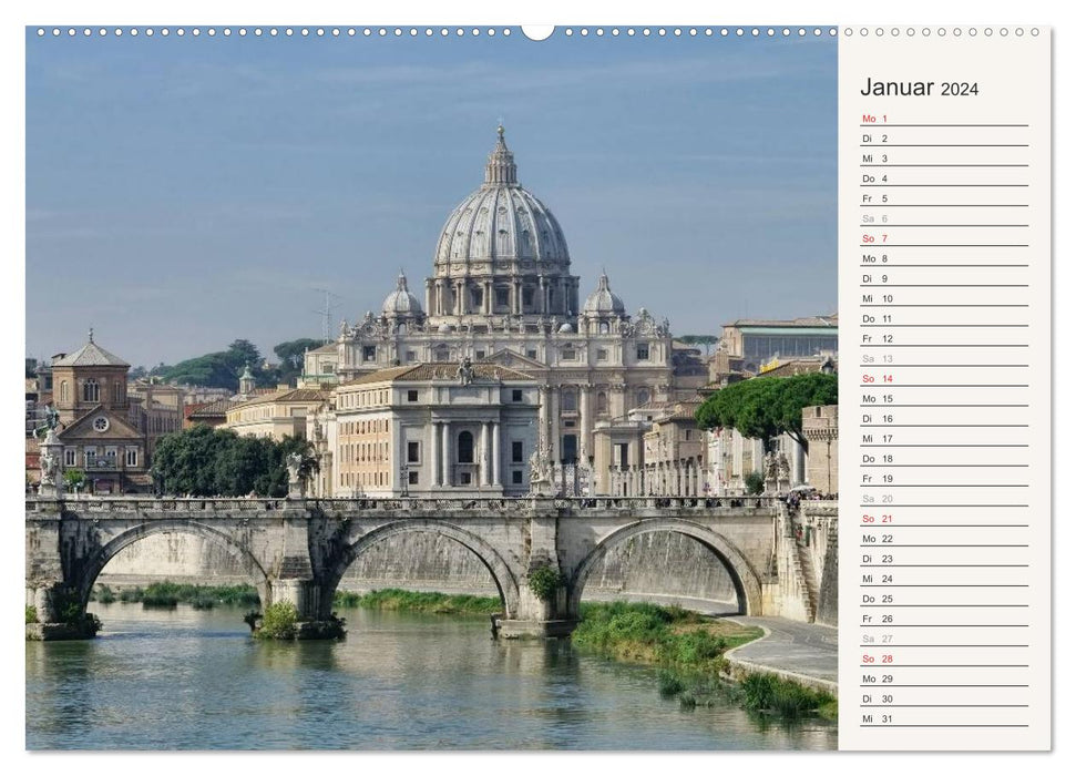 Rome - The Eternal City (CALVENDO Premium Wall Calendar 2024) 