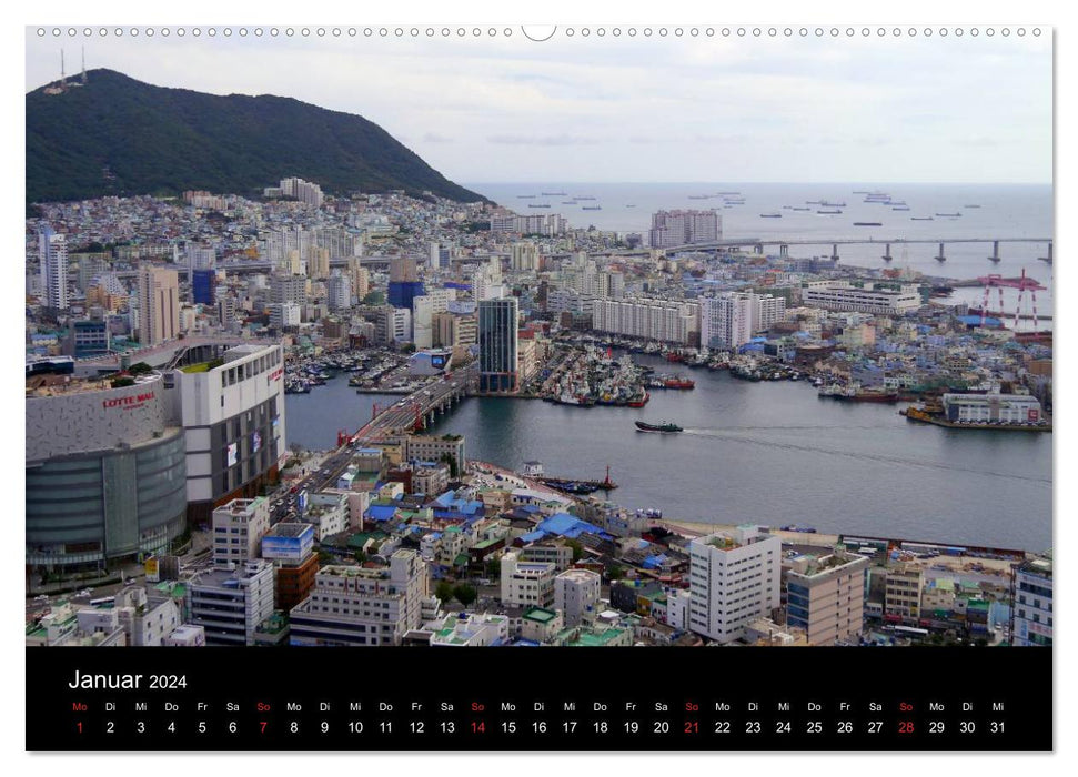 SOUTH KOREA between Asian tradition and modernity (CALVENDO wall calendar 2024) 