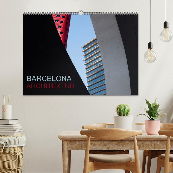 BARCELONA ARCHITEKTUR (CALVENDO Wandkalender 2024)