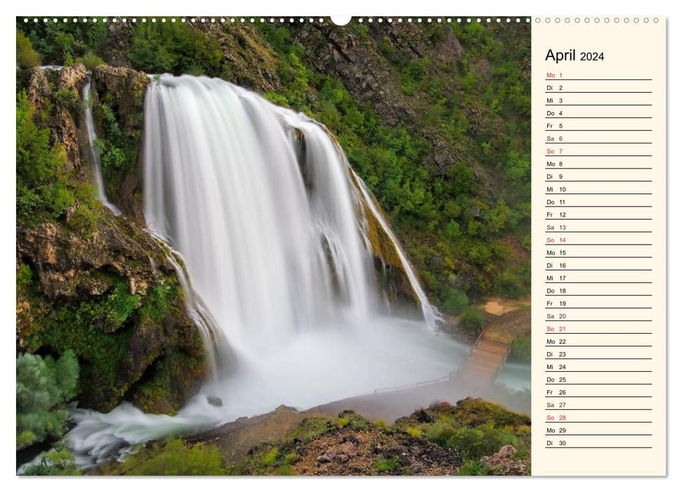 Šibenik et la Krka – Voyager en Dalmatie centrale (Calvendo Premium Wall Calendar 2024) 