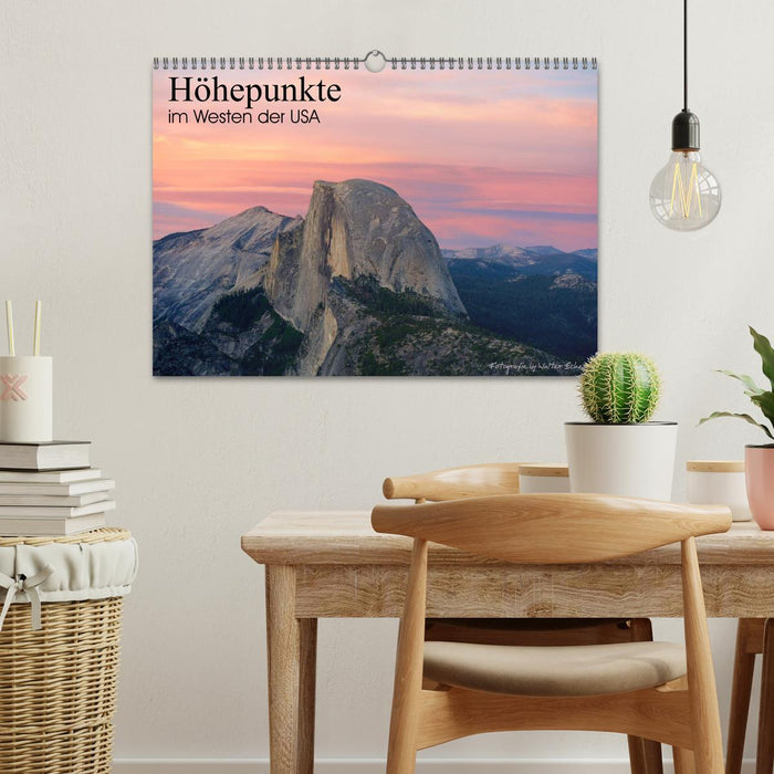 Highlights in the Western USA (CALVENDO wall calendar 2024) 