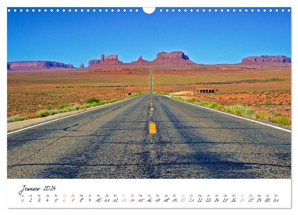 Highlights in the Western USA (CALVENDO wall calendar 2024) 