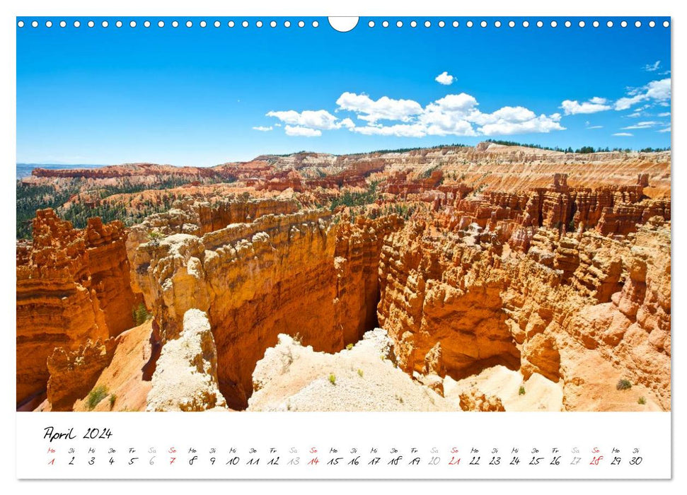 Highlights in the Western USA (CALVENDO wall calendar 2024) 