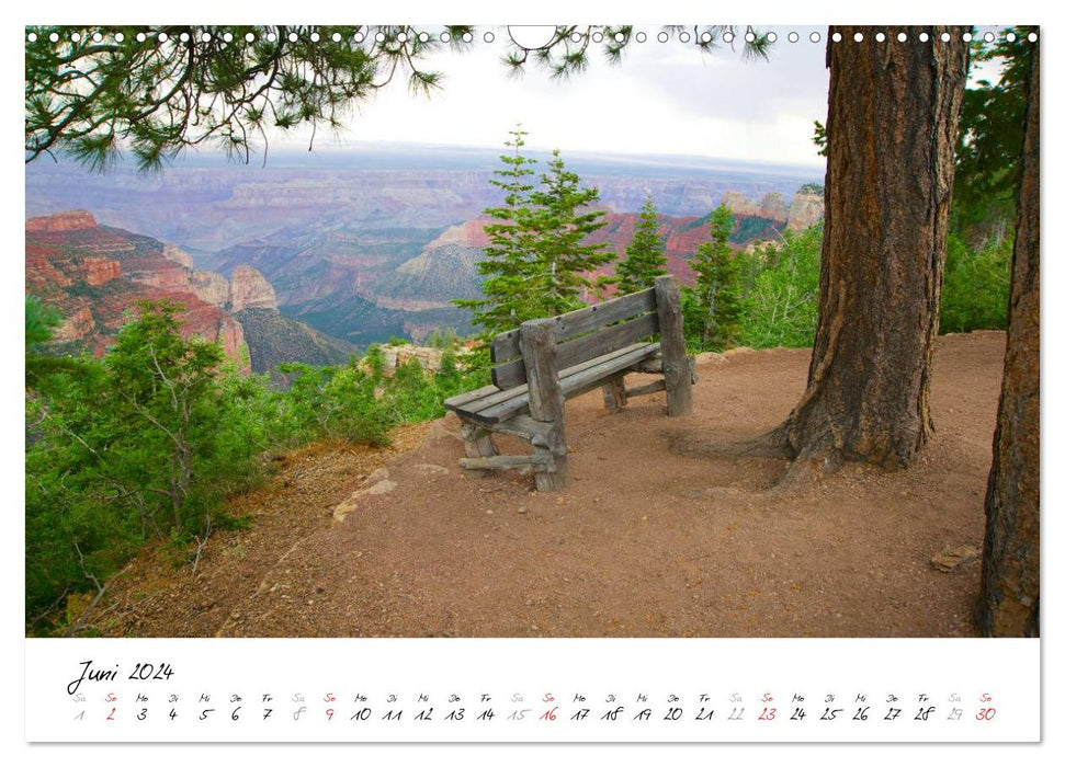 Highlights in the Western USA (CALVENDO wall calendar 2024) 