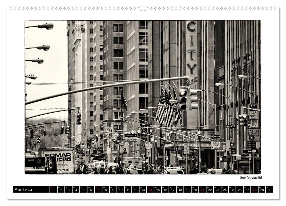 Manhattan Memories – Souvenirs de New York (Calvendo Premium Calendrier mural 2024) 