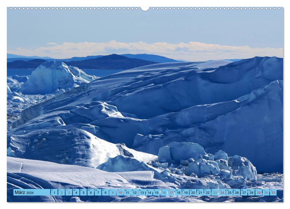 ICY GIANTS in DISKO BAY (CALVENDO wall calendar 2024) 