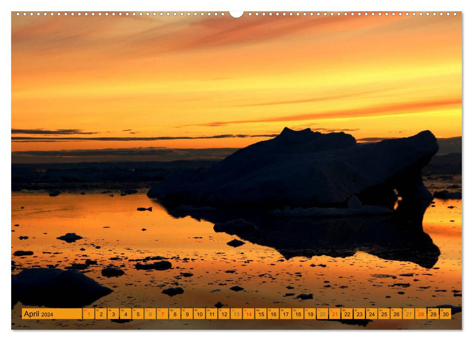 ICY GIANTS in DISKO BAY (CALVENDO wall calendar 2024) 