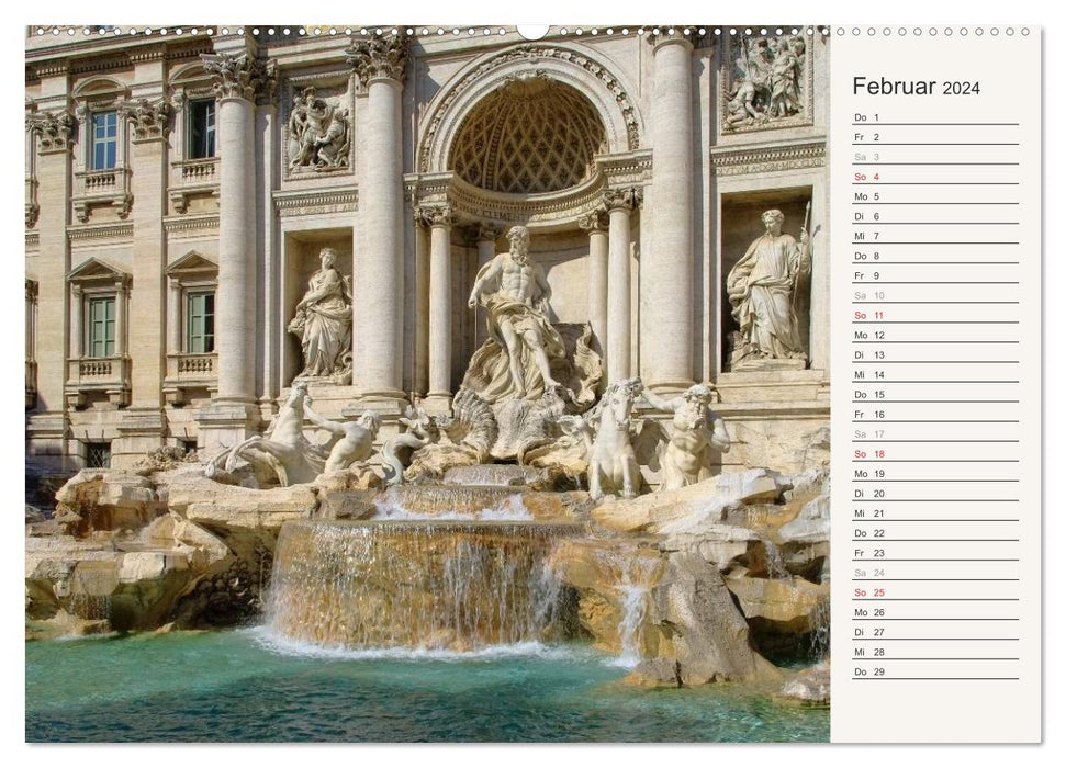 Rome - La Ville Éternelle (Calendrier mural CALVENDO 2024) 