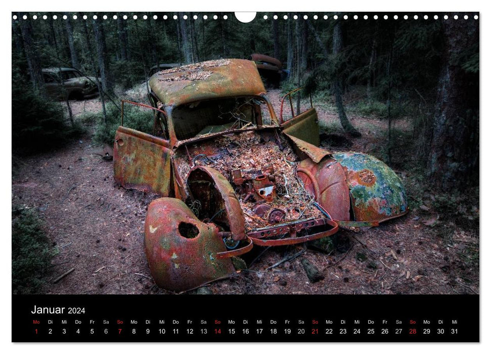 Automobile im Herbst (CALVENDO Wandkalender 2024)
