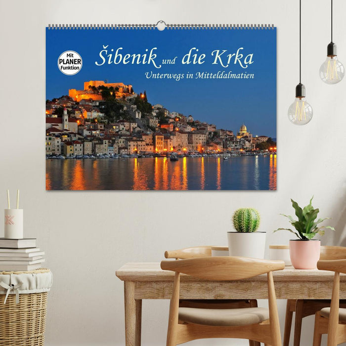 Šibenik und die Krka - Unterwegs in Mitteldalmatien (CALVENDO Wandkalender 2024)