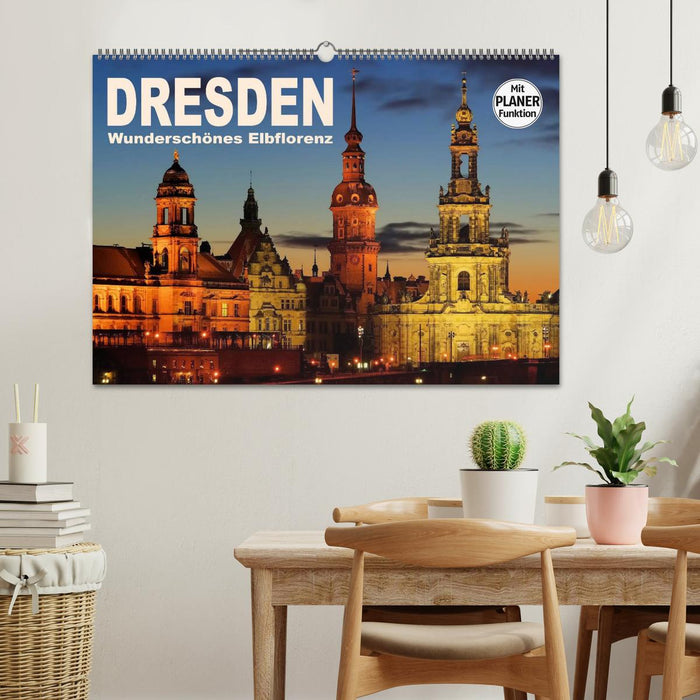 Dresden - Wunderschönes Elbflorenz (CALVENDO Wandkalender 2024)