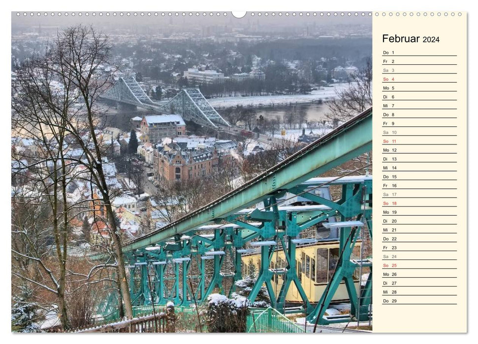 Dresden - Wunderschönes Elbflorenz (CALVENDO Wandkalender 2024)