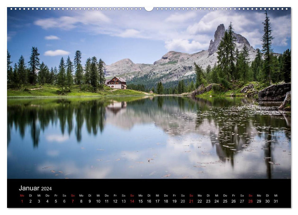 Ma vision des Alpes (Calendrier mural CALVENDO Premium 2024) 