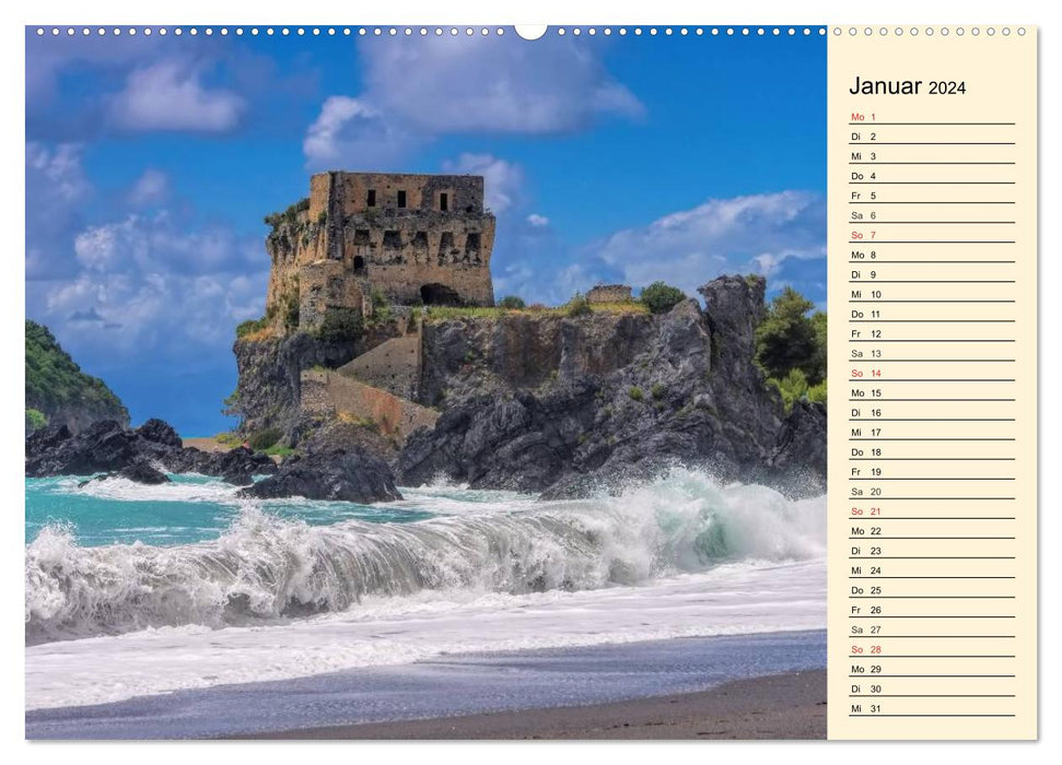 Castles in Italy (CALVENDO wall calendar 2024) 