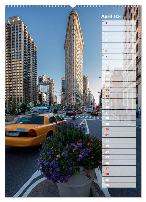 New York City Geburtstagskalender (CALVENDO Premium Wandkalender 2024)