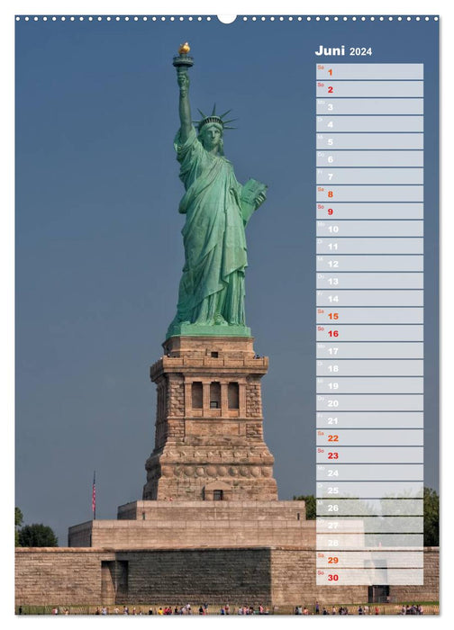 New York City Geburtstagskalender (CALVENDO Premium Wandkalender 2024)