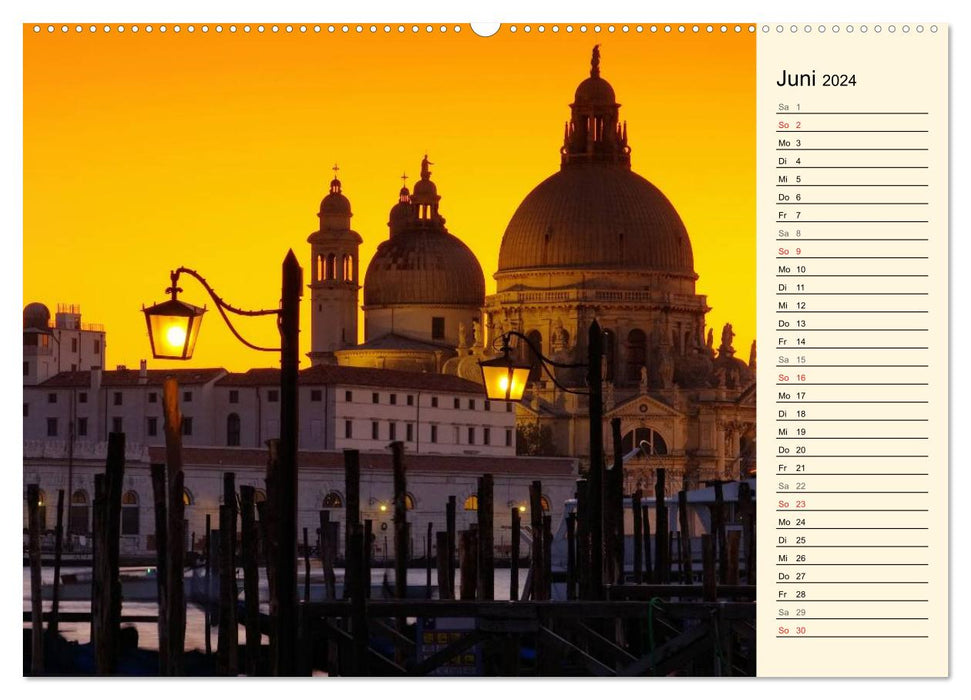 Venice - The wonderfully beautiful lagoon city (CALVENDO wall calendar 2024) 