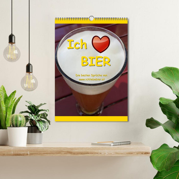 I love beer (CALVENDO wall calendar 2024) 