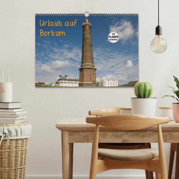 Vacances à Borkum (calendrier mural CALVENDO 2024) 
