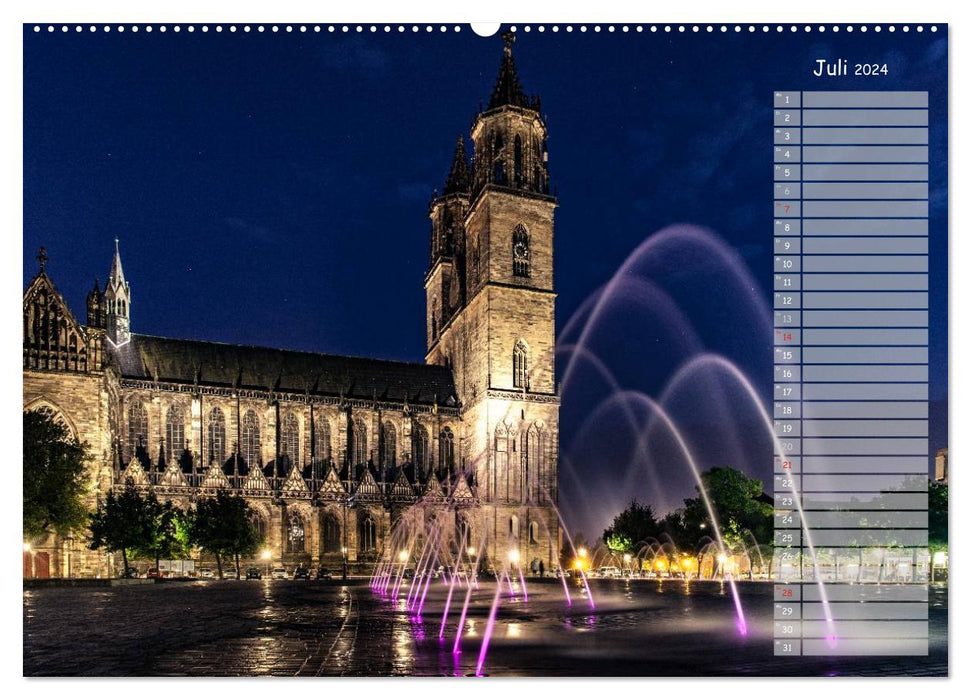 The Magdeburg Cathedral 2024 (CALVENDO Premium Wall Calendar 2024) 