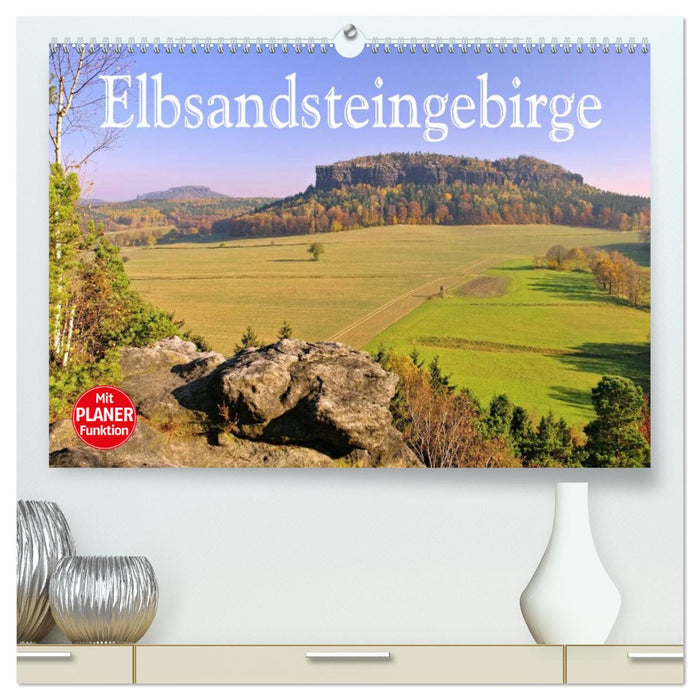 Elbe Sandstone Mountains (CALVENDO Premium Wall Calendar 2024) 
