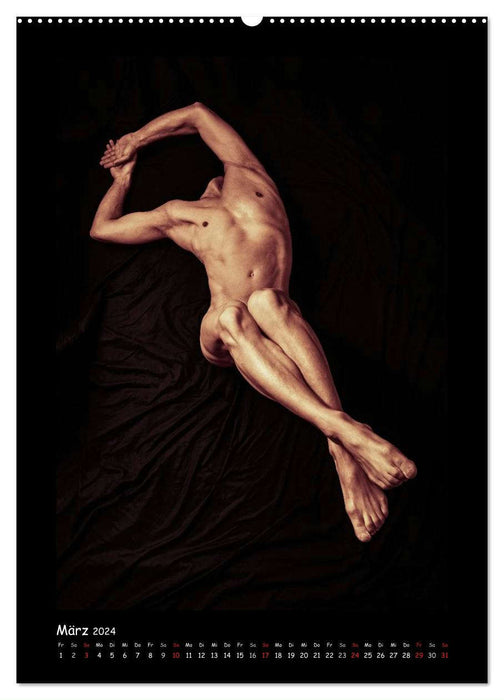 BODY - SENSUAL MALE NUDES (CALVENDO wall calendar 2024) 