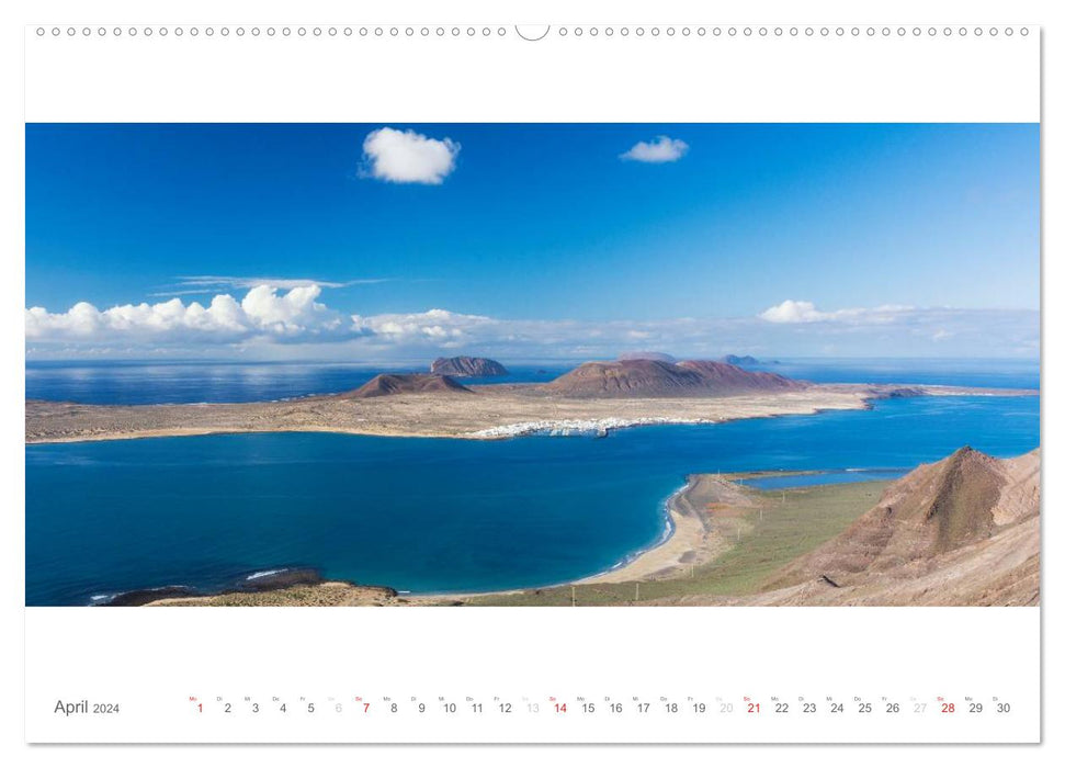 Lanzarote - Island of the Fire Mountains (CALVENDO Premium Wall Calendar 2024) 