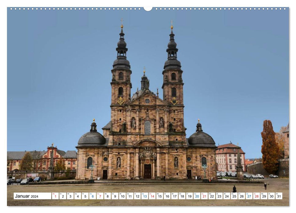 Fulda - the baroque city (CALVENDO wall calendar 2024) 