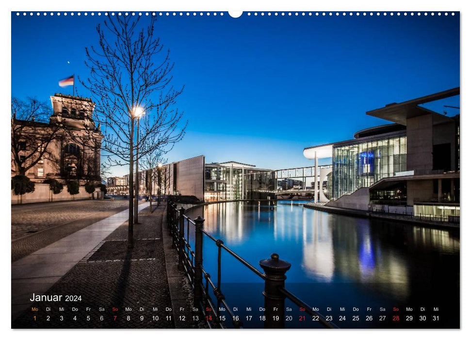 Berlin - im Fokus (CALVENDO Premium Wandkalender 2024)