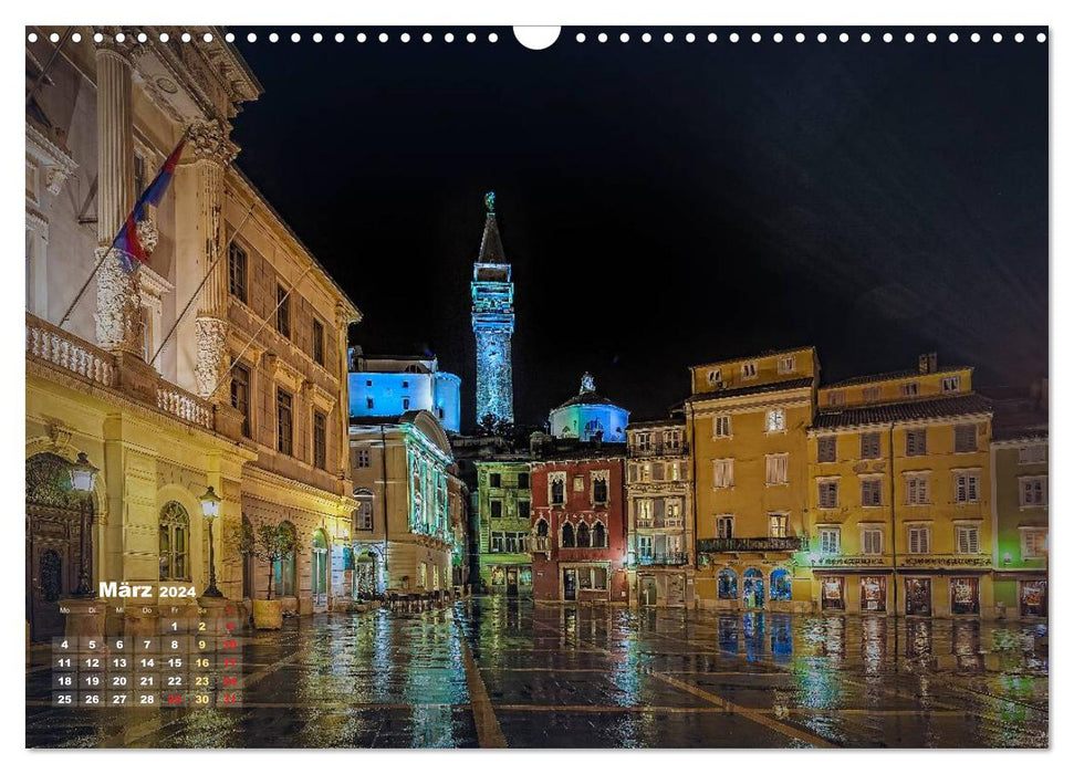 Märchen Stadt Piran (CALVENDO Wandkalender 2024)