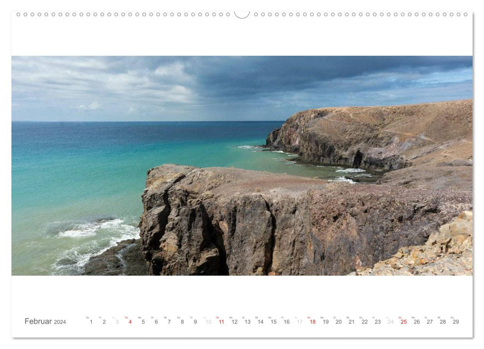 Lanzarote - Insel der Feuerberge (CALVENDO Wandkalender 2024)