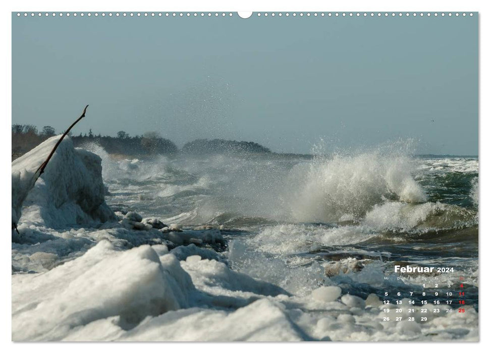 Nationalparks an der Ostsee (CALVENDO Premium Wandkalender 2024)