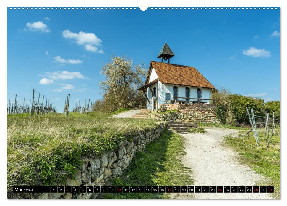 Sacred buildings in Southwest Germany (CALVENDO Premium Wall Calendar 2024) 