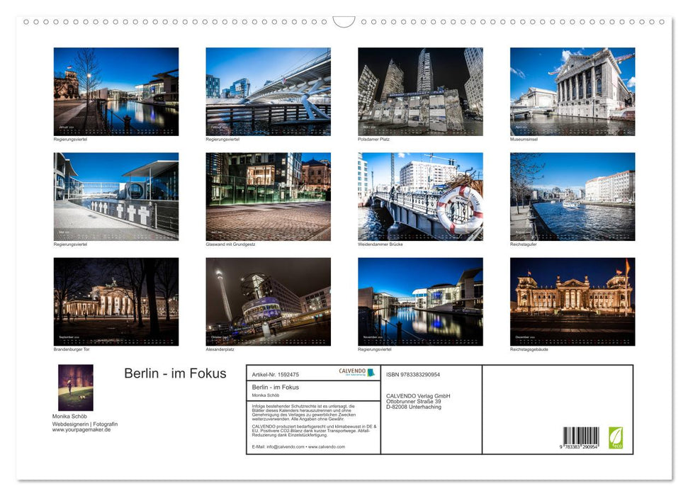 Berlin - in focus (CALVENDO wall calendar 2024) 