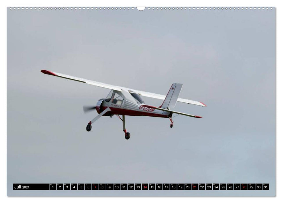 Model aircraft over Friedrichshafen (CALVENDO Premium Wall Calendar 2024) 