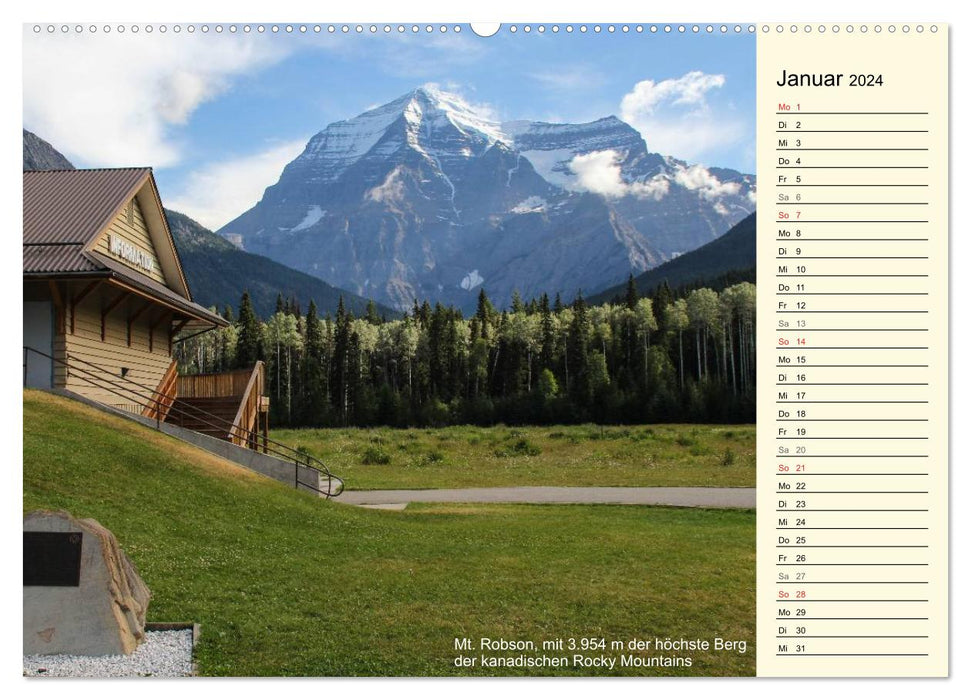 Canada's West 2024 (CALVENDO wall calendar 2024) 