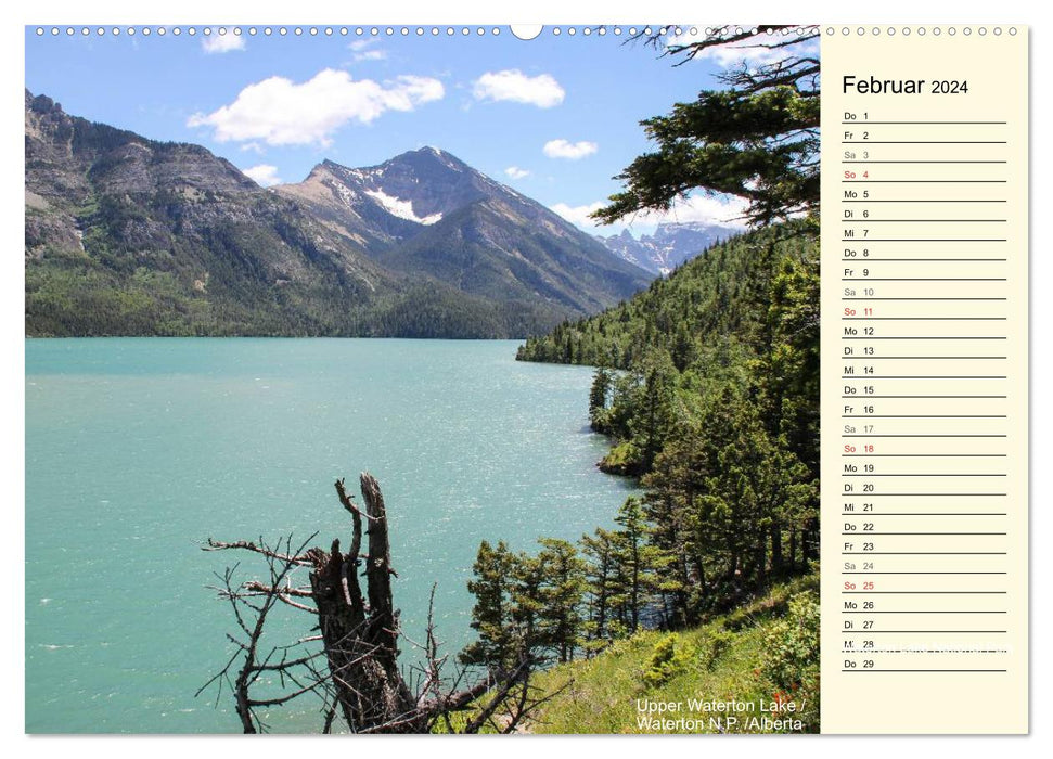 Canada's West 2024 (CALVENDO wall calendar 2024) 