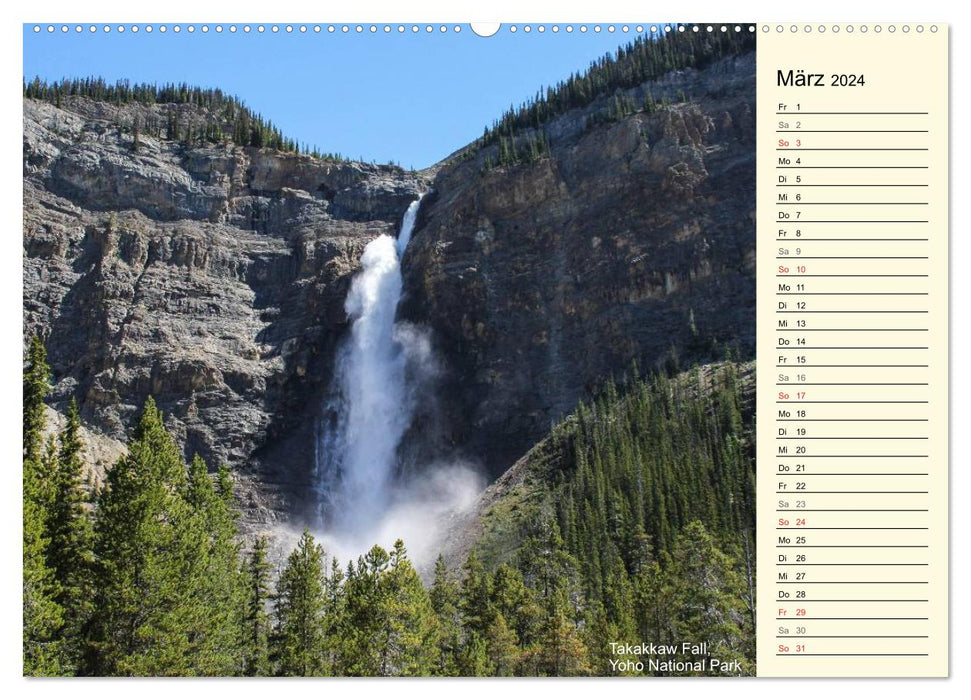 Canada's West 2024 (CALVENDO wall calendar 2024) 