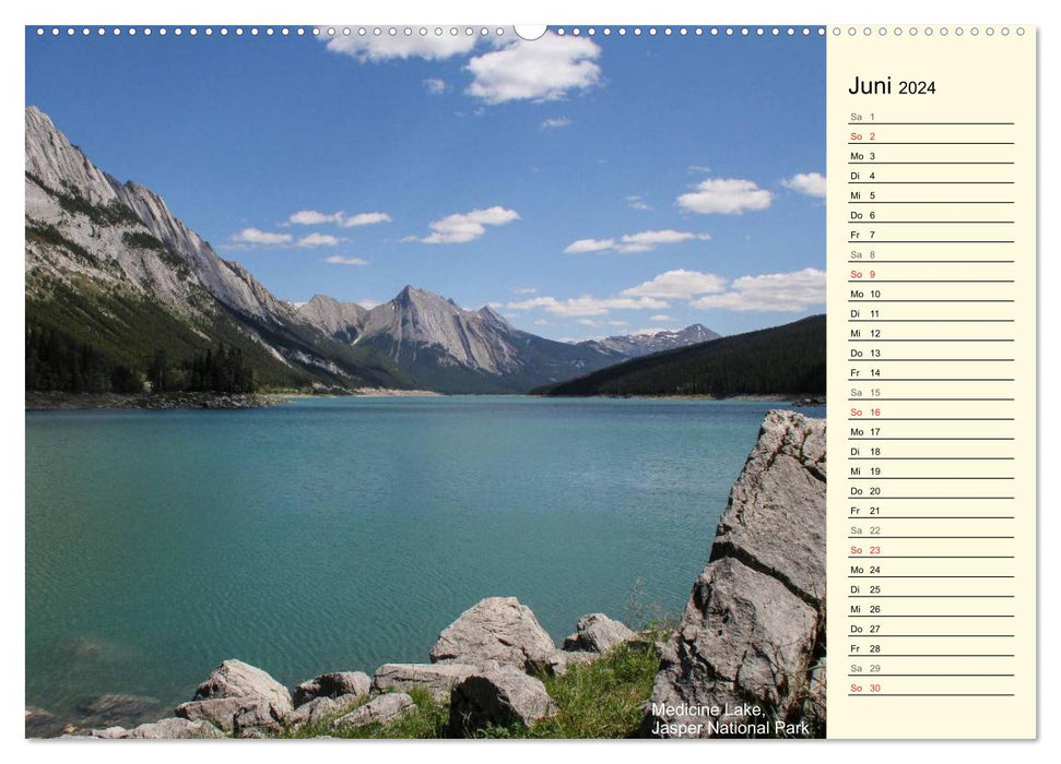 Canada's West 2024 (CALVENDO wall calendar 2024) 